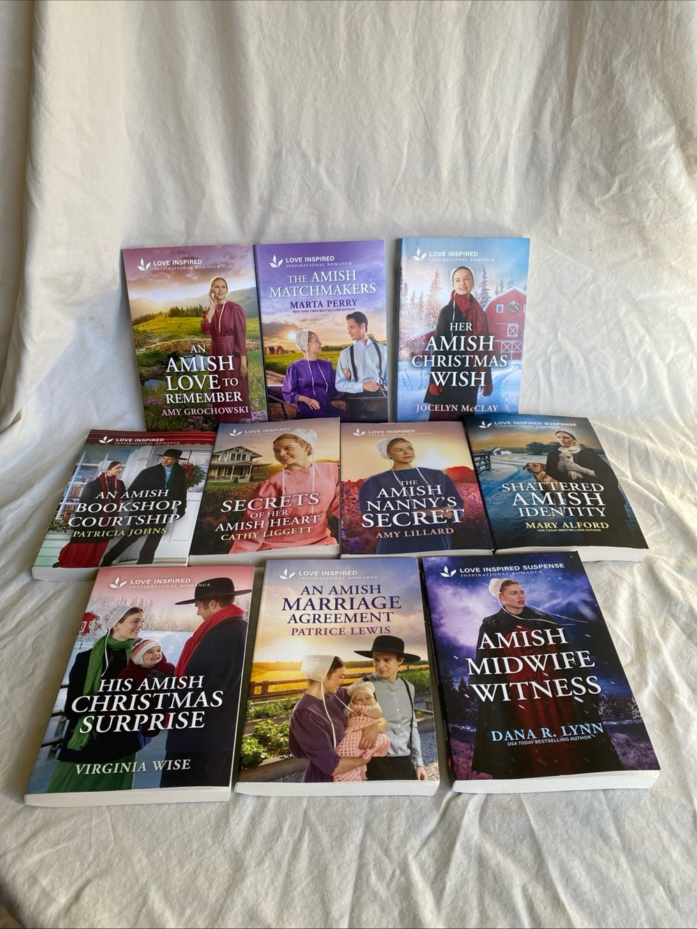 Harlequin Love Inspired/Suspense Amish Romance Lot of 10 Books 2025